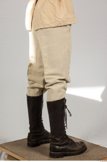  Photos Man in Explorer suit 1 20th century Explorer beige trousers historical clothing leather high shoes 0006.jpg